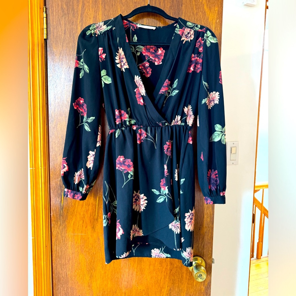 Floral Wrap Dress